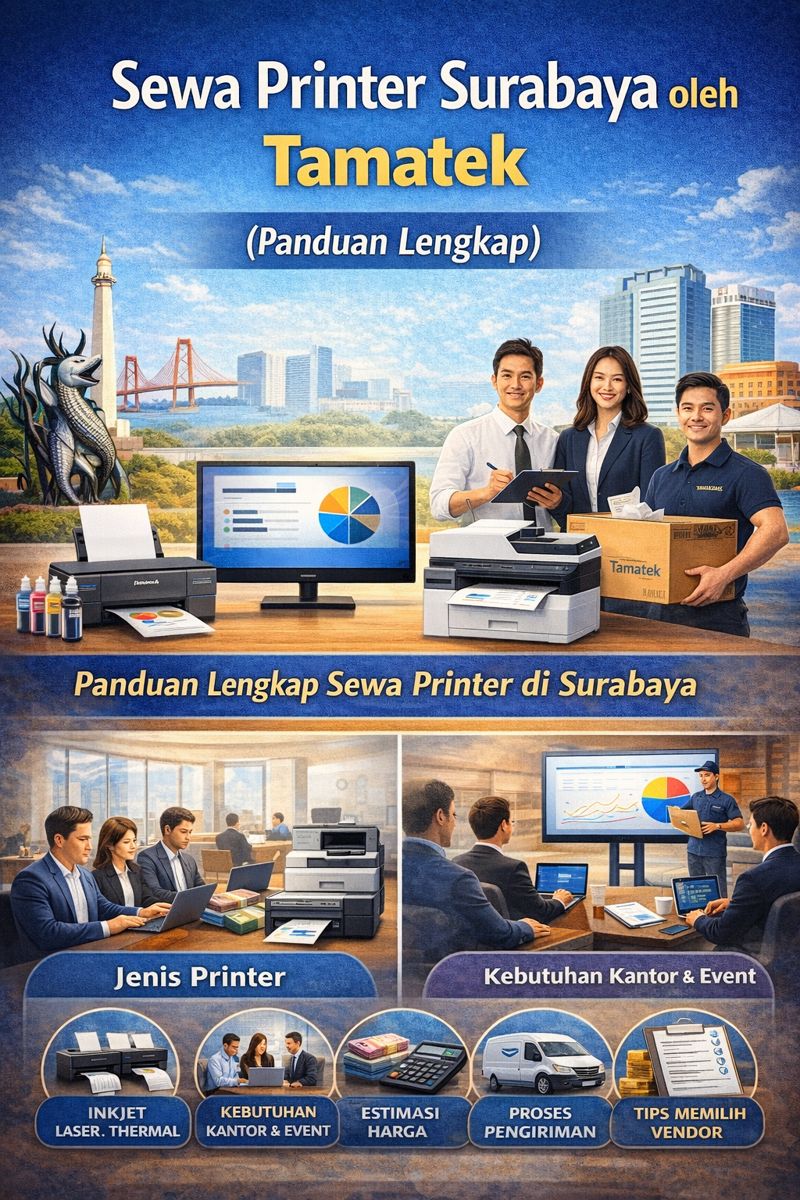 Sewa Printer Surabaya oleh Tamatek (Panduan Lengkap)